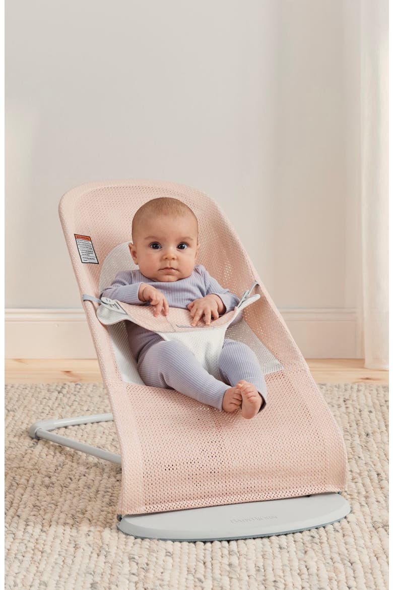Bouncer Balance Soft Convertible Mesh Baby Bouncer, Alternate, color, PEARLY PINK