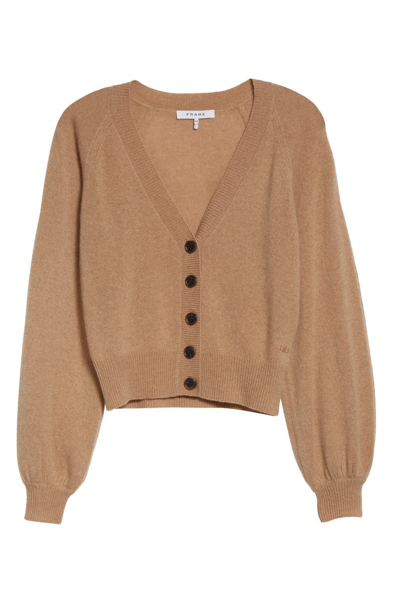 FRAME Linked Cashmere Cardigan, Alternate, color, Cafe Au Lait