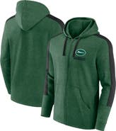 FANATICS Men's Fanatics  Heather Green New York Jets Gains Full-Zip Hoodie