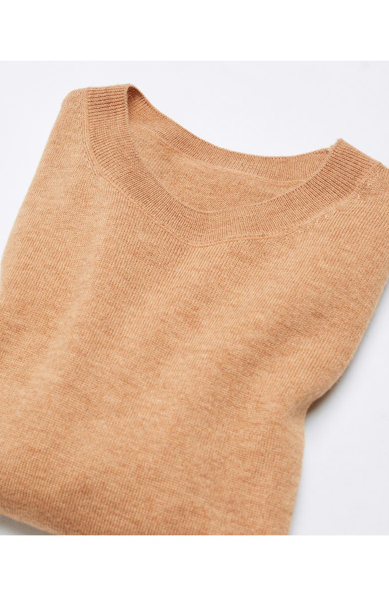 MANGO Short Sleeve Wool Sweater, Alternate, color, 