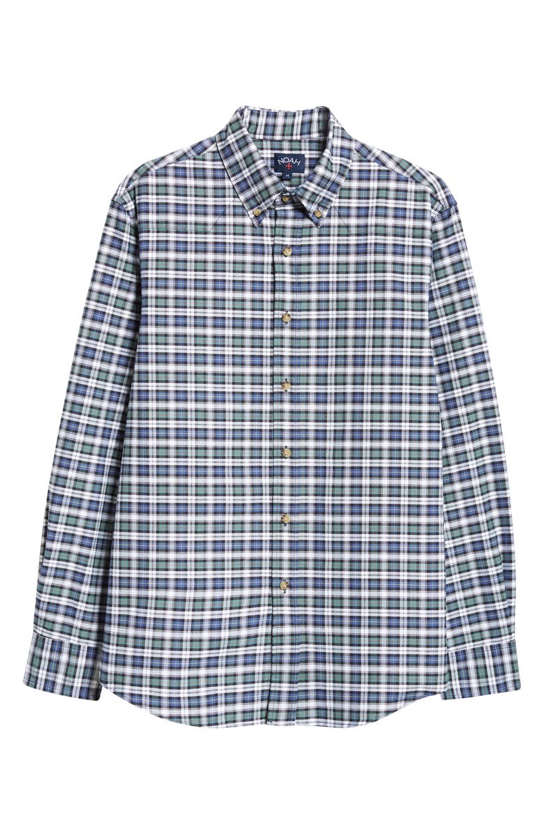 Noah Check Western Oxford Button-Down Shirt, Alternate, color,