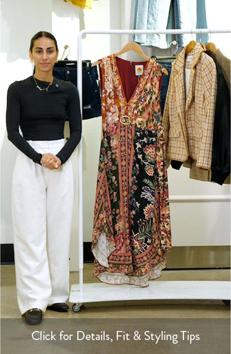 Winter Garden Mix Sleeveless Sundress, sales video thumbnail