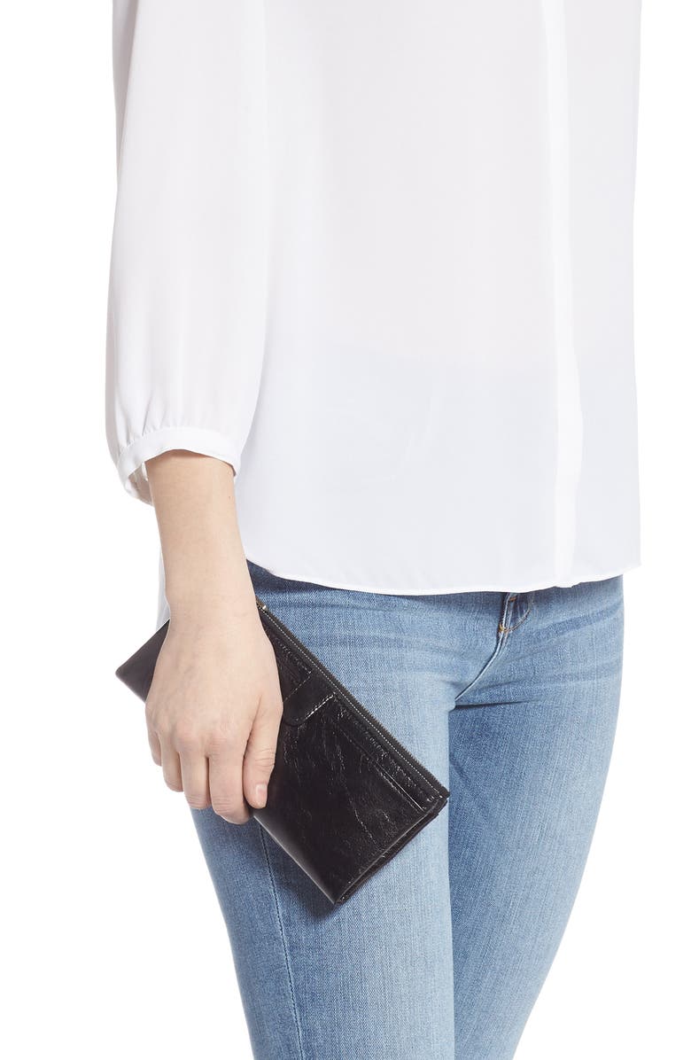 HOBO Taylor Glazed Wallet, Alternate, color, 