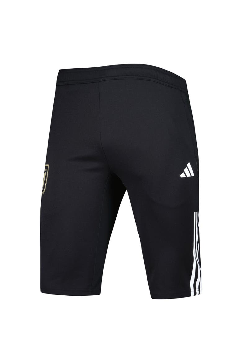 Men's adidas Black LAFC 2023 On-Field Training AEROREADY Half Pants, Alternate, color, Black