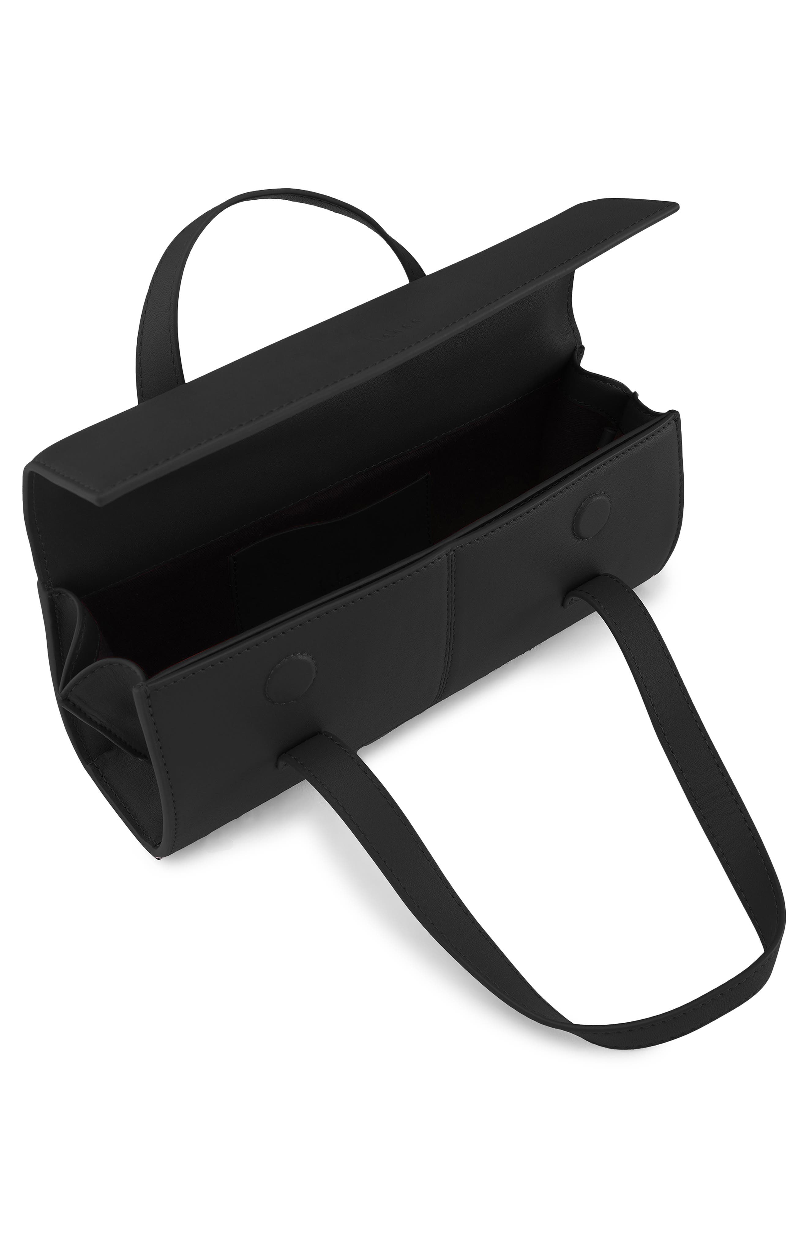 behno Mini Michelle Nappa Leather Crossbody Bag, Alternate, color, Black