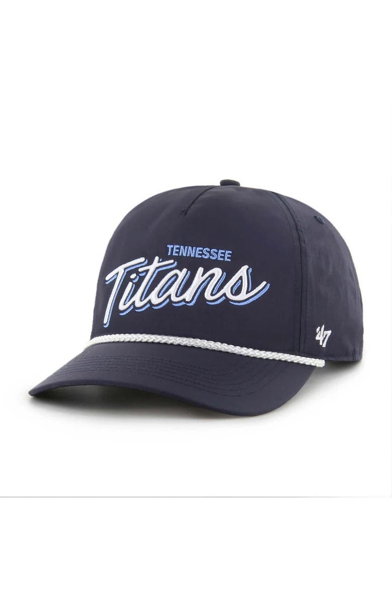 '47 Men's '47 Navy Tennessee Titans Brrr Fairway Hitch Adjustable Hat, Main, color, 