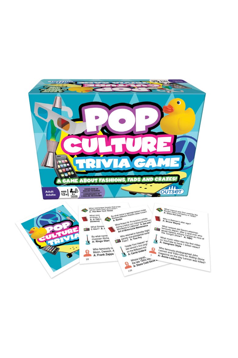 Pop Culture Trivia Game, Alternate, color, Multicolored