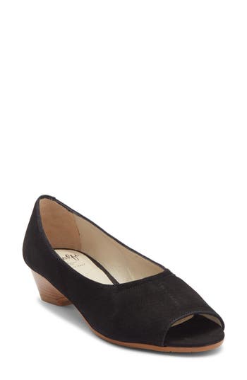 Amalfi By Rangoni Damien Peep Toe Pump In Black