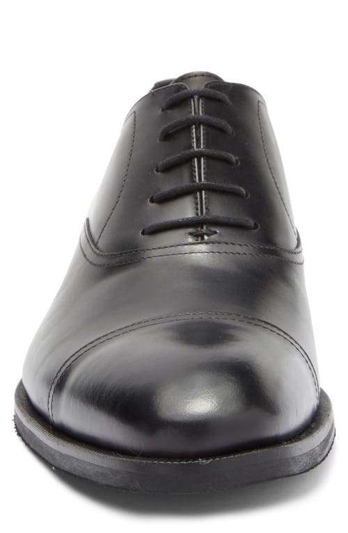 To Boot New York Amedeo Mens Leather Cap Toe Oxfords In Black