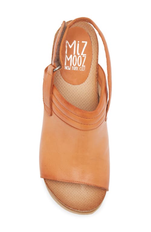 Miz Mooz Sabina Wedge Sandal In Rust