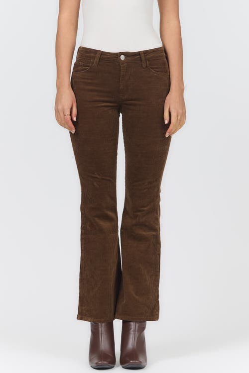 Dear John Florence Bootcut Pinwale Corduroy Pants In Cappuccino