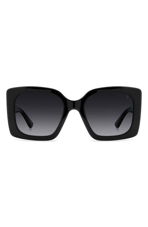 53mm Gradient Square Sunglasses