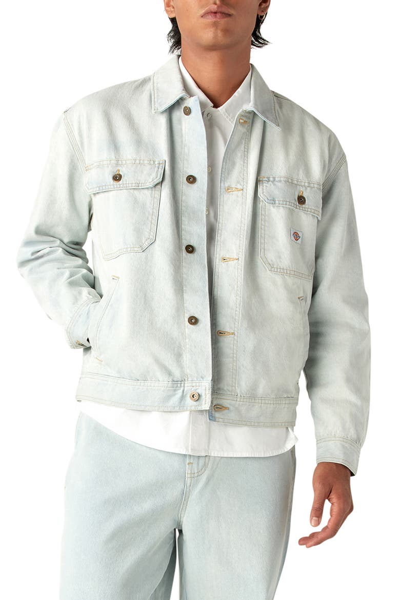 Madison Denim Jacket, Main, color, LIGHT DENIM