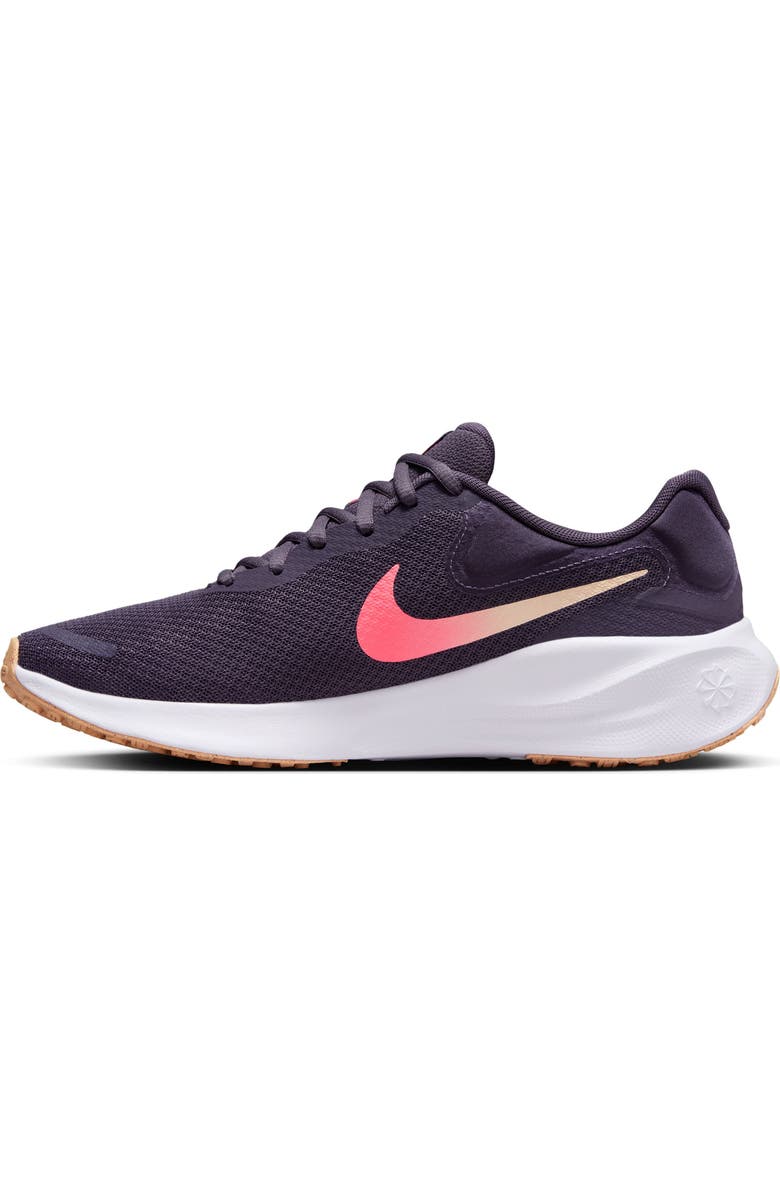 Nike Revolution 7 Running Shoe, Alternate, color, Raisin/ Crimson/ White