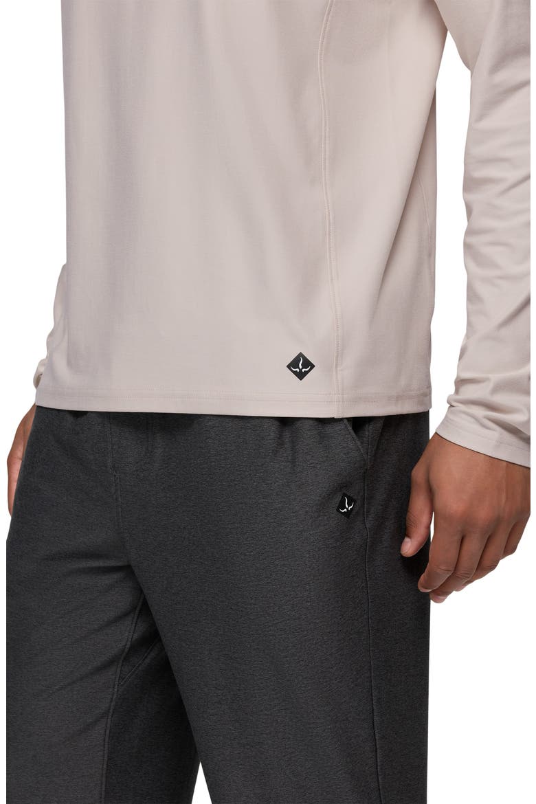 Altitude Tracker Performance Quarter Zip, Alternate, color, ALMOND HEATHER