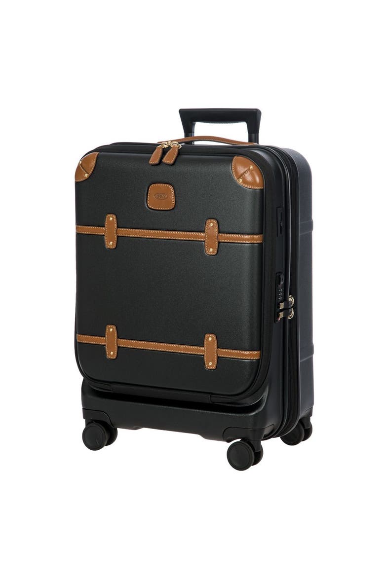 Bellagio 3.0 Hardside Expandable 21" Carry On Spinner Luggage with Pocket, Alternate, color, Black