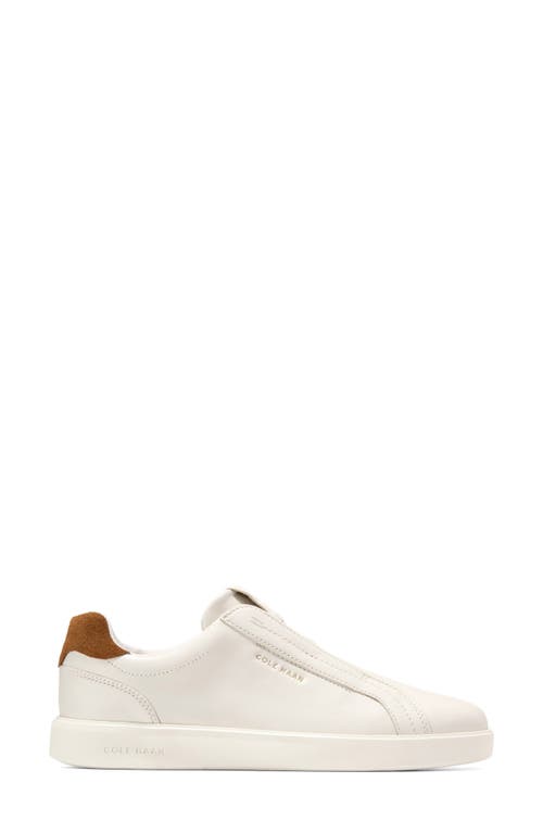 Cole Haan Grand Crosscourt Luxe Slip-on Sneaker In White