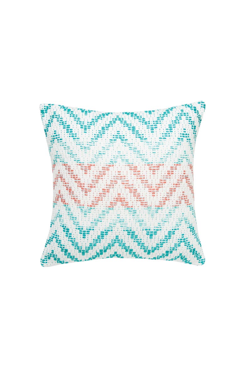 Chevron Throw Pillow, Main, color, Pink