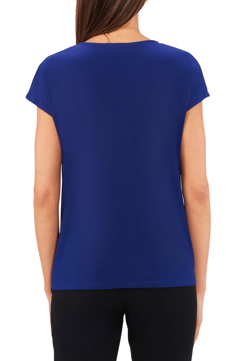 Halogen<sup>®</sup> V-Neck Dolman Sleeve T-Shirt, Alternate, color, Bella Electric