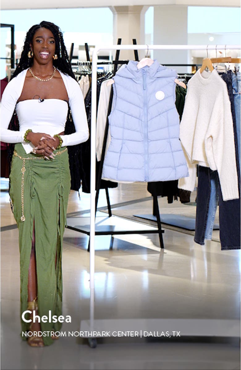 Clair 750 Fill Power Down Vest, sales video thumbnail