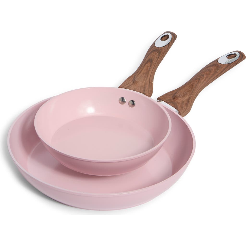 Phantom Chef Set Of 2 Grove Nonstick Fry Pans In Pink