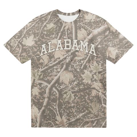 Men's Uscape Apparel  Camo Alabama Crimson Tide Back Bay Heavyweight T-Shirt