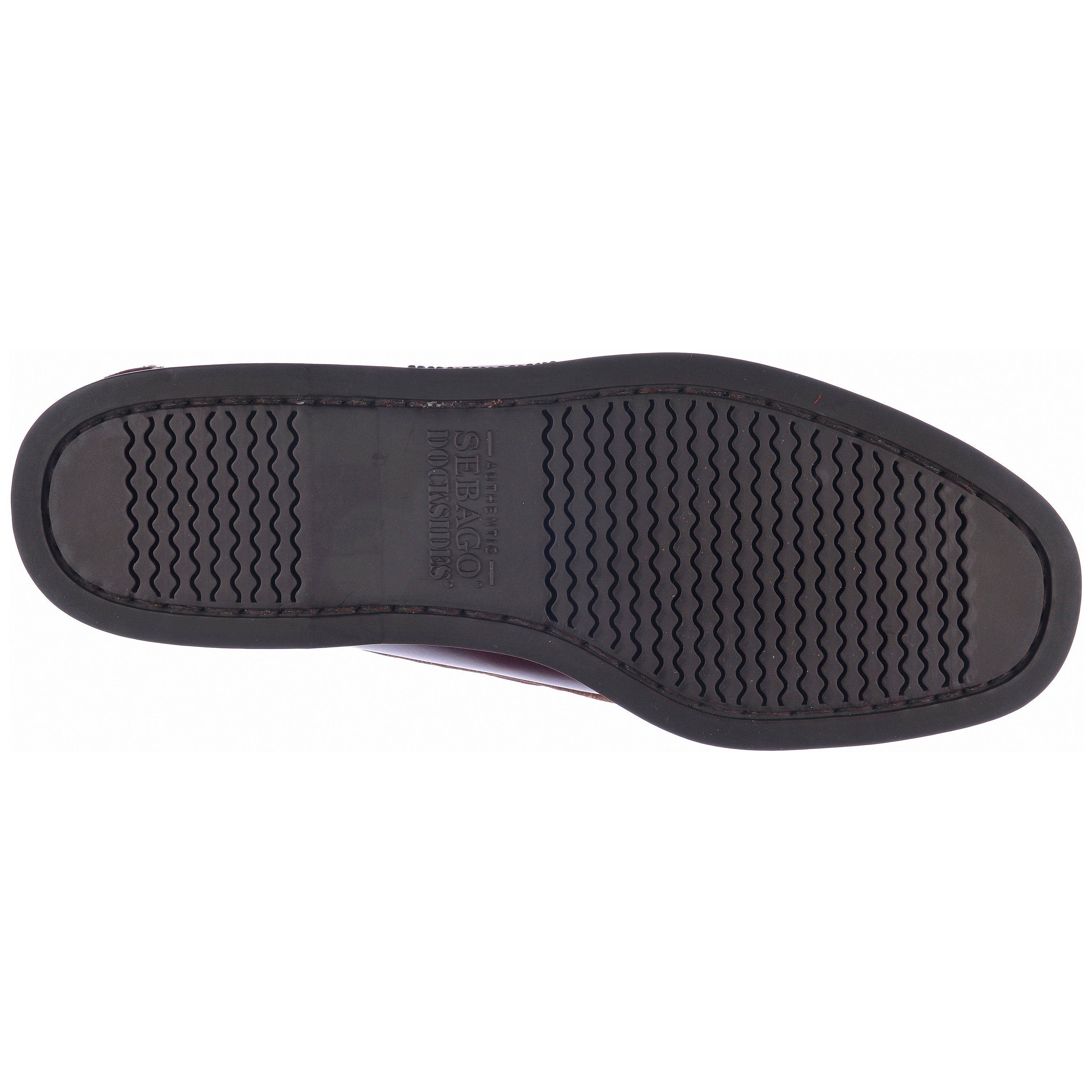 Sebago Portland Waxed Boat Shoes, Alternate, color, Dark Brown-Gum