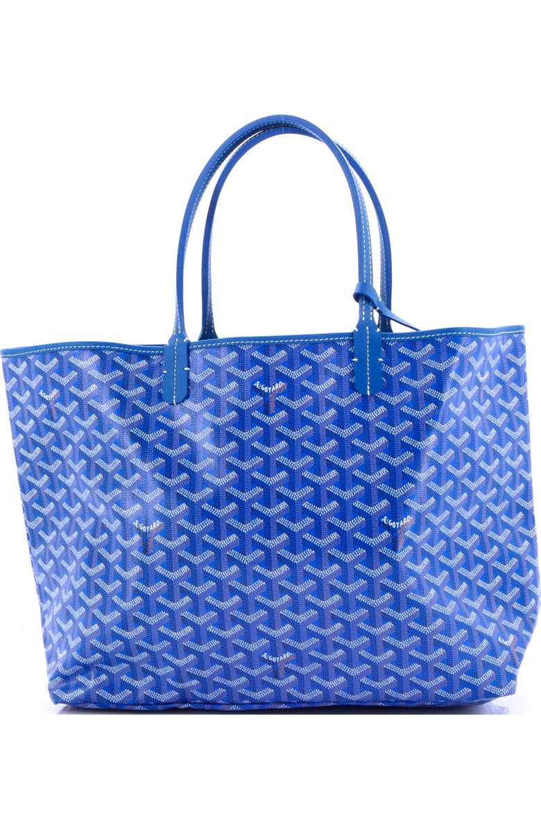 Pre-Owned Goyard Saint Louis Tote Coated Canvas PM, Alternate, color, Blue