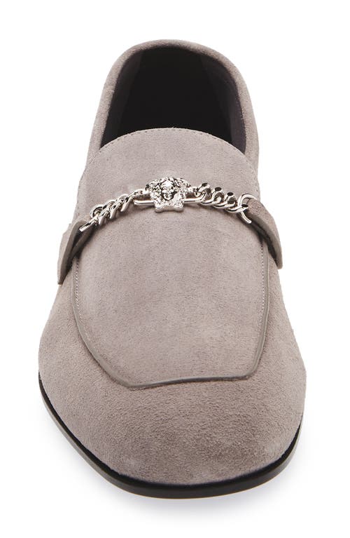 Versace Medusa Suede Loafers