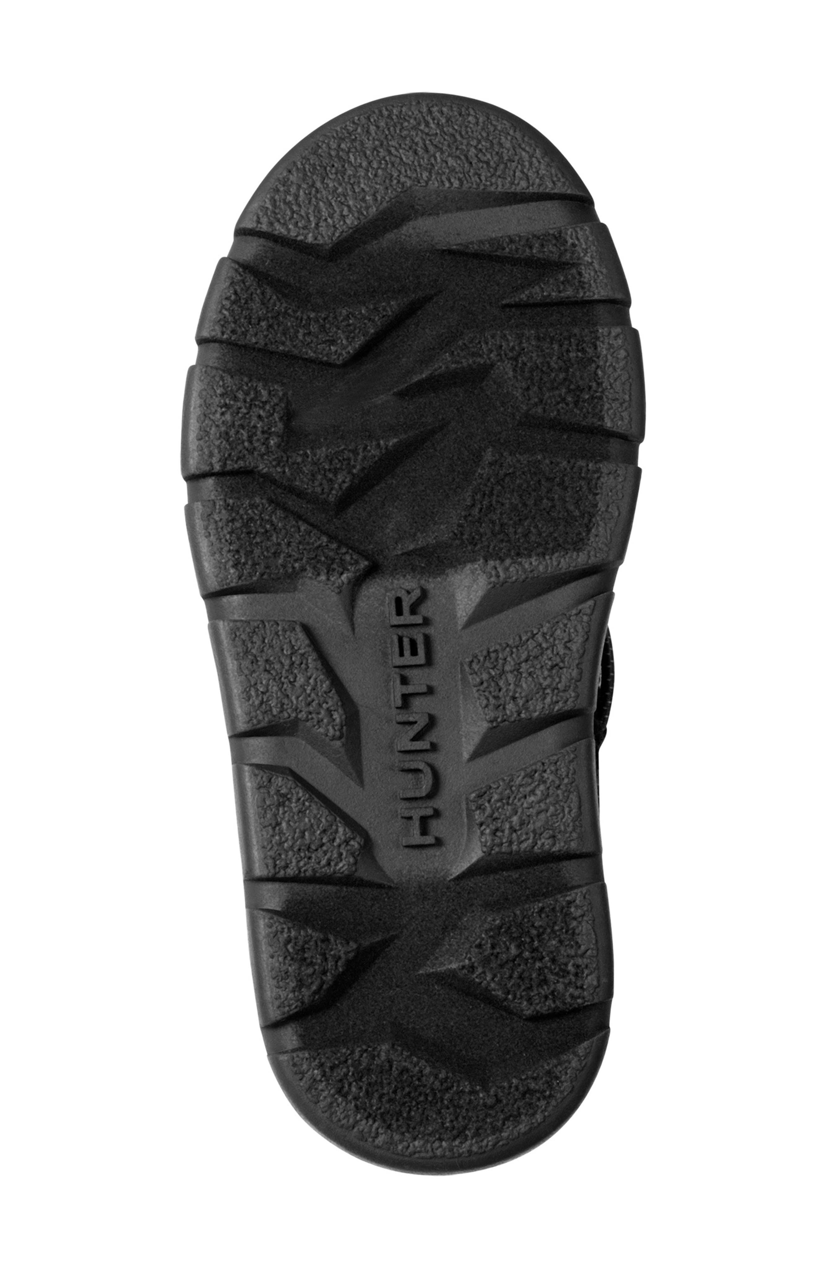 Hunter Kids' Cozy Boot, Alternate, color, Black/ Black/ Black