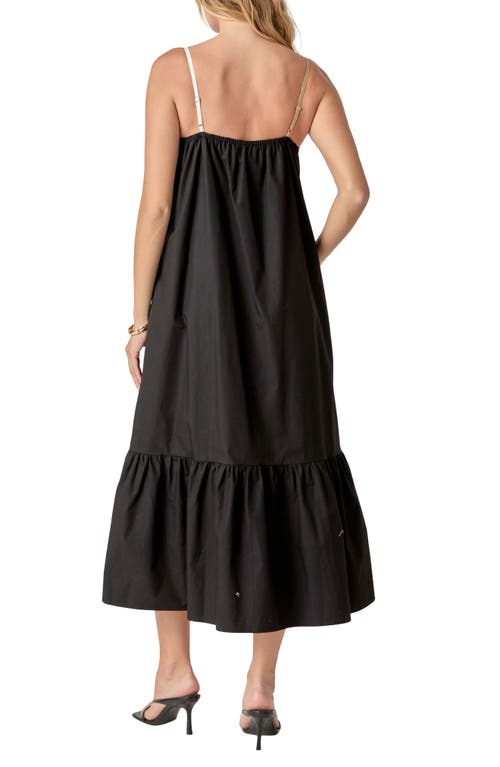 ENGLISH FACTORY ENGLISH FACTORY COLORBLOCK MAXI DRESS