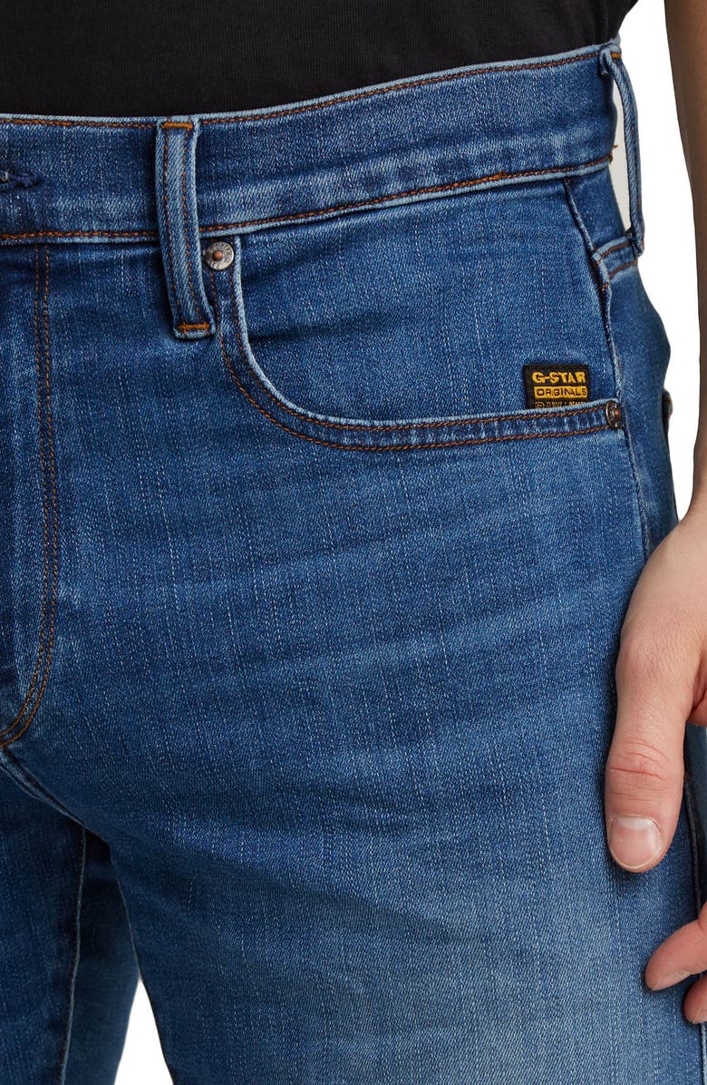 G-Star RAW D-Staq Slim Fit Jeans, Alternate, color, Medium Indigo Aged