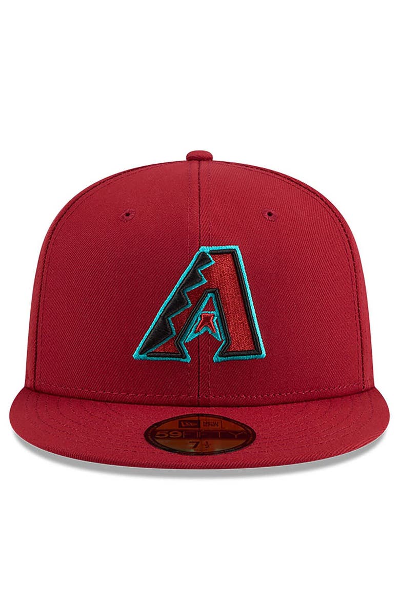 New Era Men's New Era Red Arizona Diamondbacks 2026 Jackie Robinson Day 59FIFTY Fitted Hat, Alternate, color, Dark Red