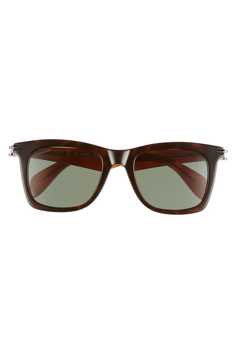 51mm Polarized Sunglasses, Alternate, color, DARK HAVANA