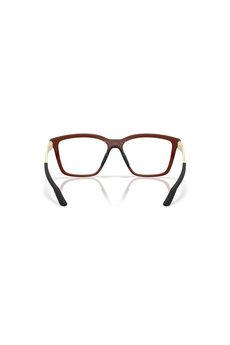 55mm Square optical glasses, Alternate, color, Brown