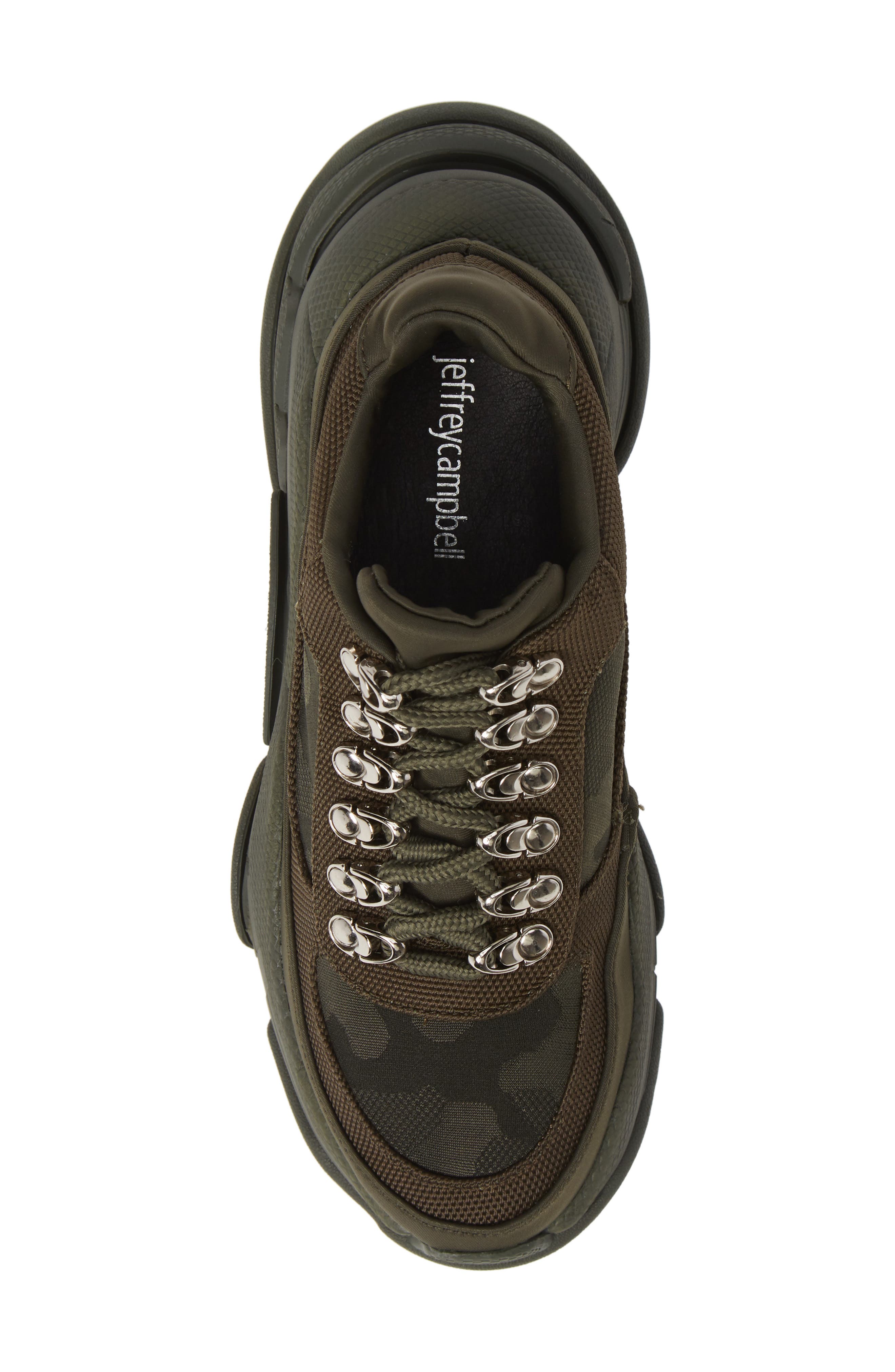 Hotspot Lace-Up Sneaker, Alternate, color, KHAKI MESH COMBO