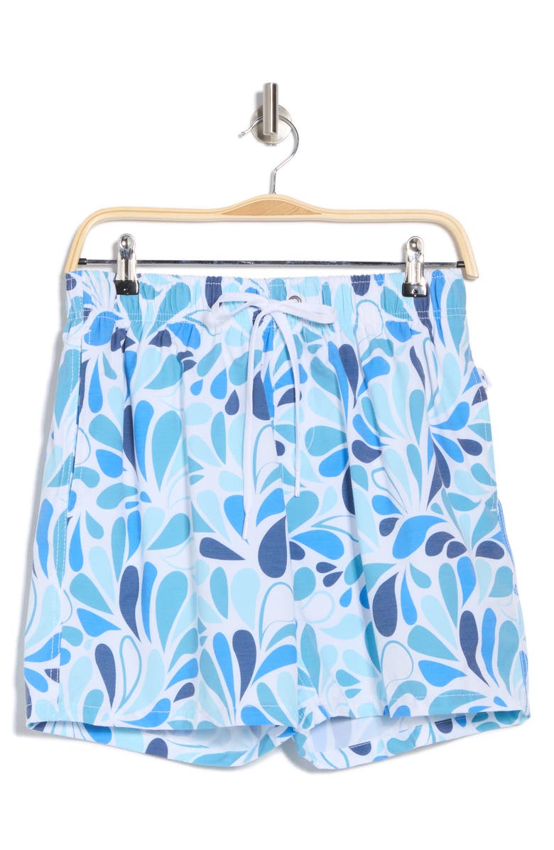 Vintage Summer Volley Swim Shorts, Alternate, color, White