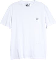 Golden Goose Women's Glitter Star Cotton Logo Tee