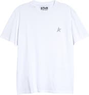 Golden Goose Women's Glitter Star Cotton Logo Tee