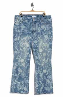 Seven7 Tummyless Floral Bootcut Jeans