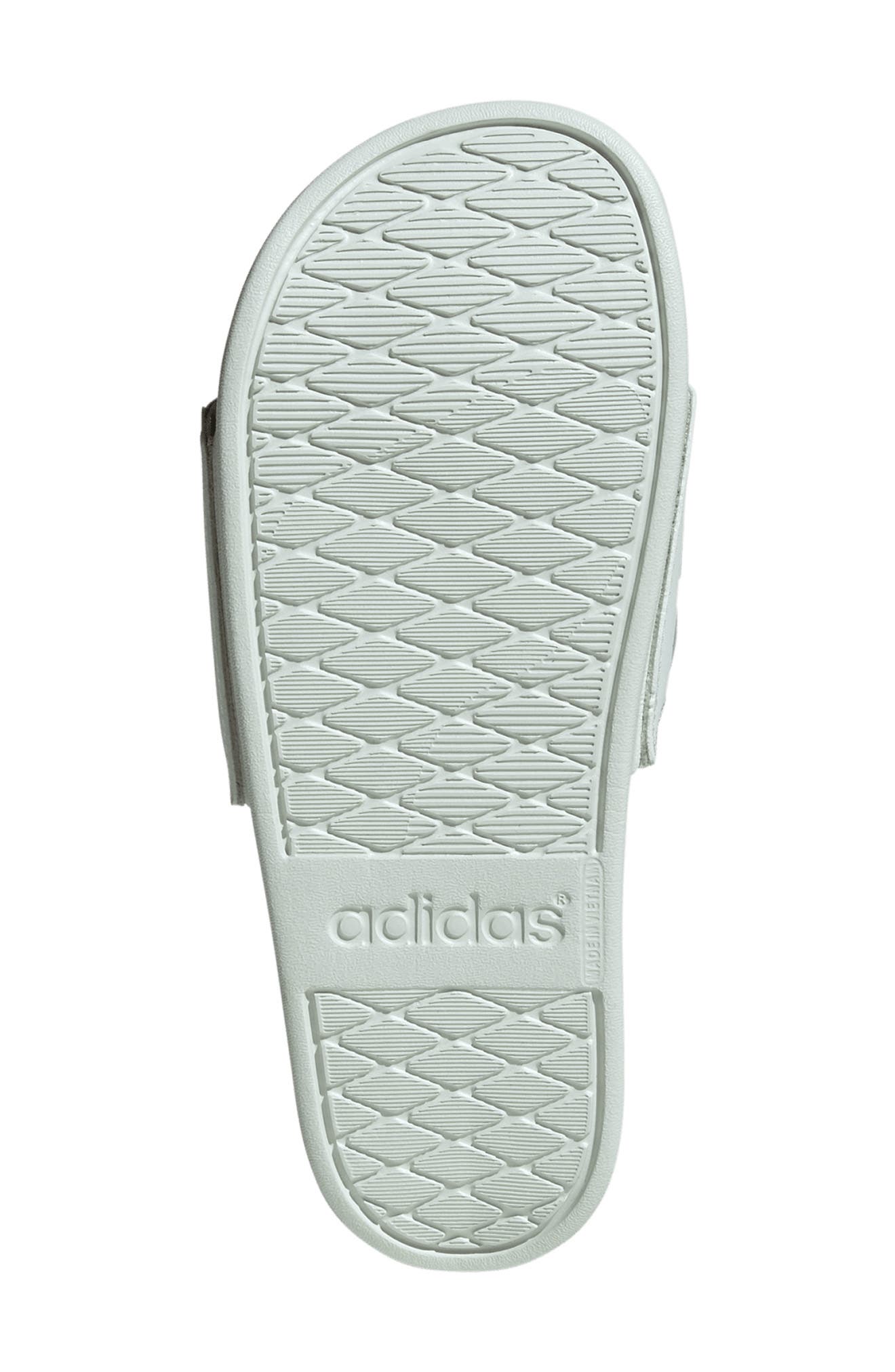 Adilette Comfort Slide Sandal, Alternate, color, JADE/ GREEN MET./ JADE