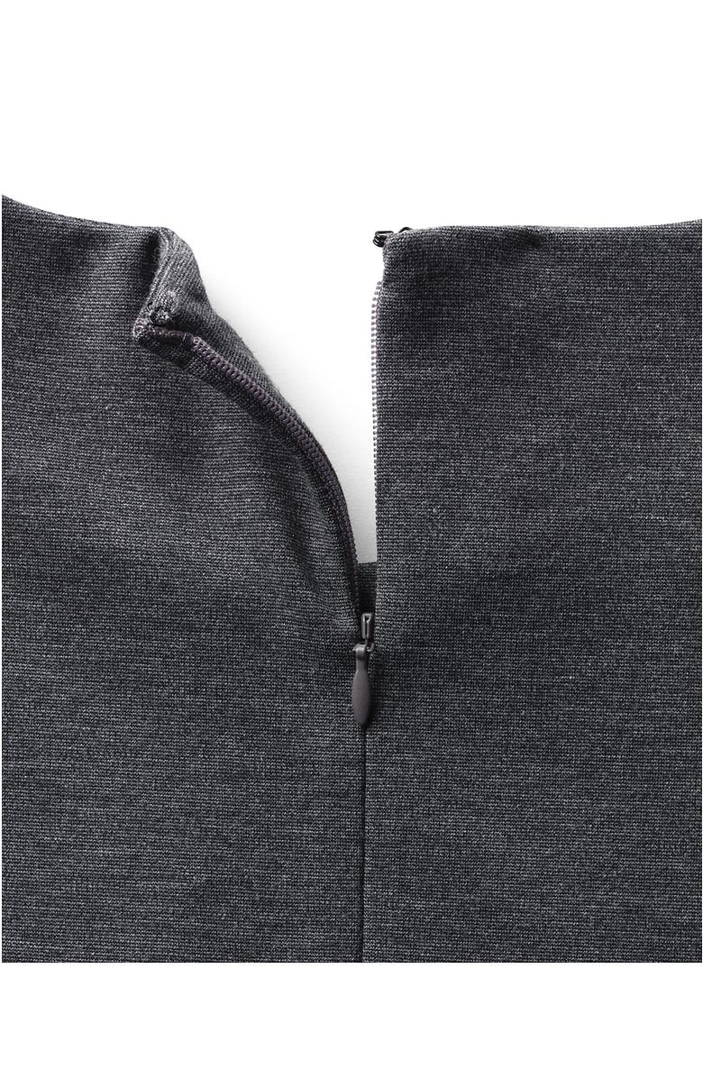 Lands' End Short Sleeve Ponte Dress, Alternate, color, 