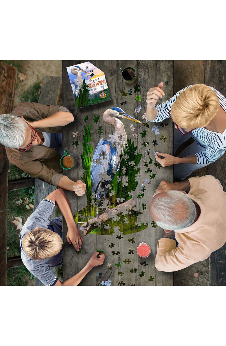 Madd Capp BLUE HERON 300 Piece Jigsaw Puzzle, Alternate, color, Multicolored