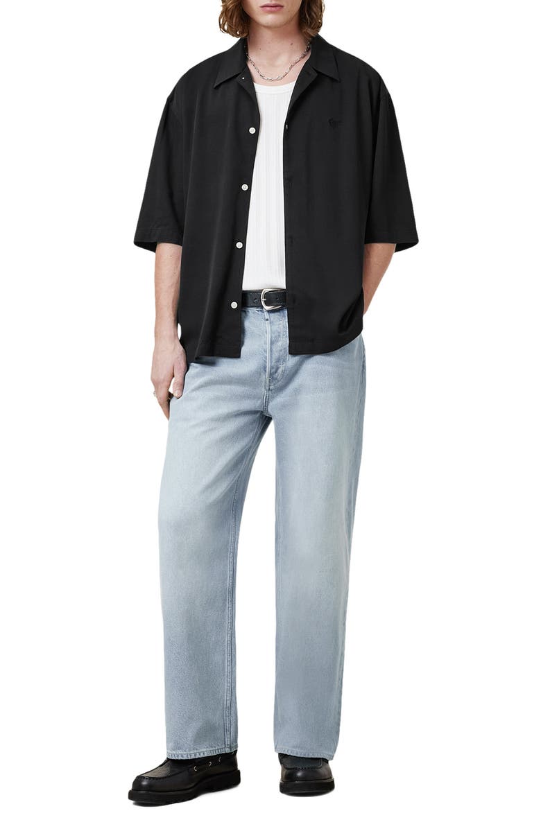 AllSaints Rialto Camp Shirt, Alternate, color,