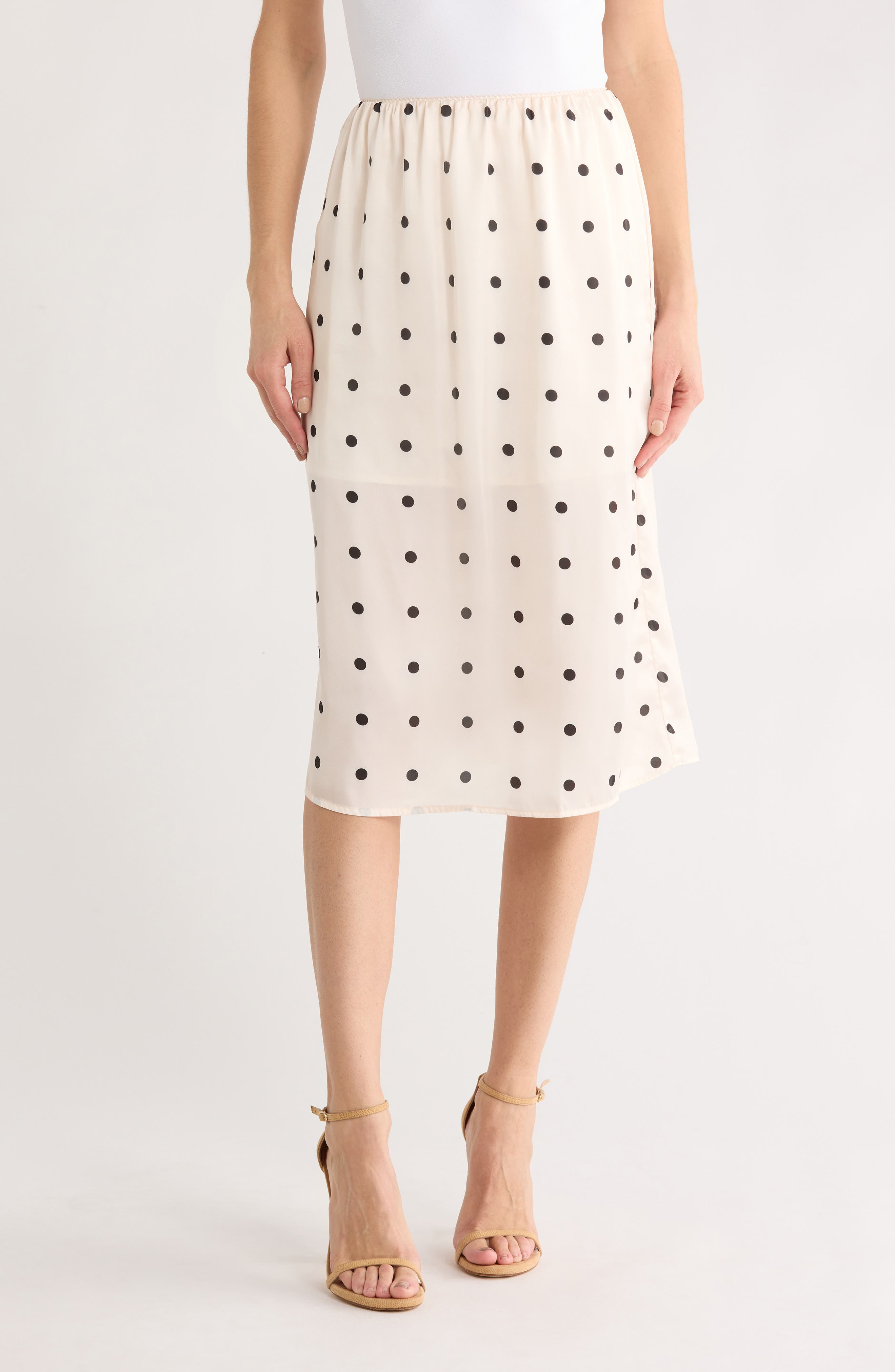 NSR Polka Dot Slip Skirt