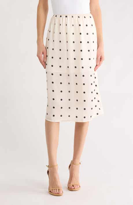 NSR Polka Dot Slip Skirt