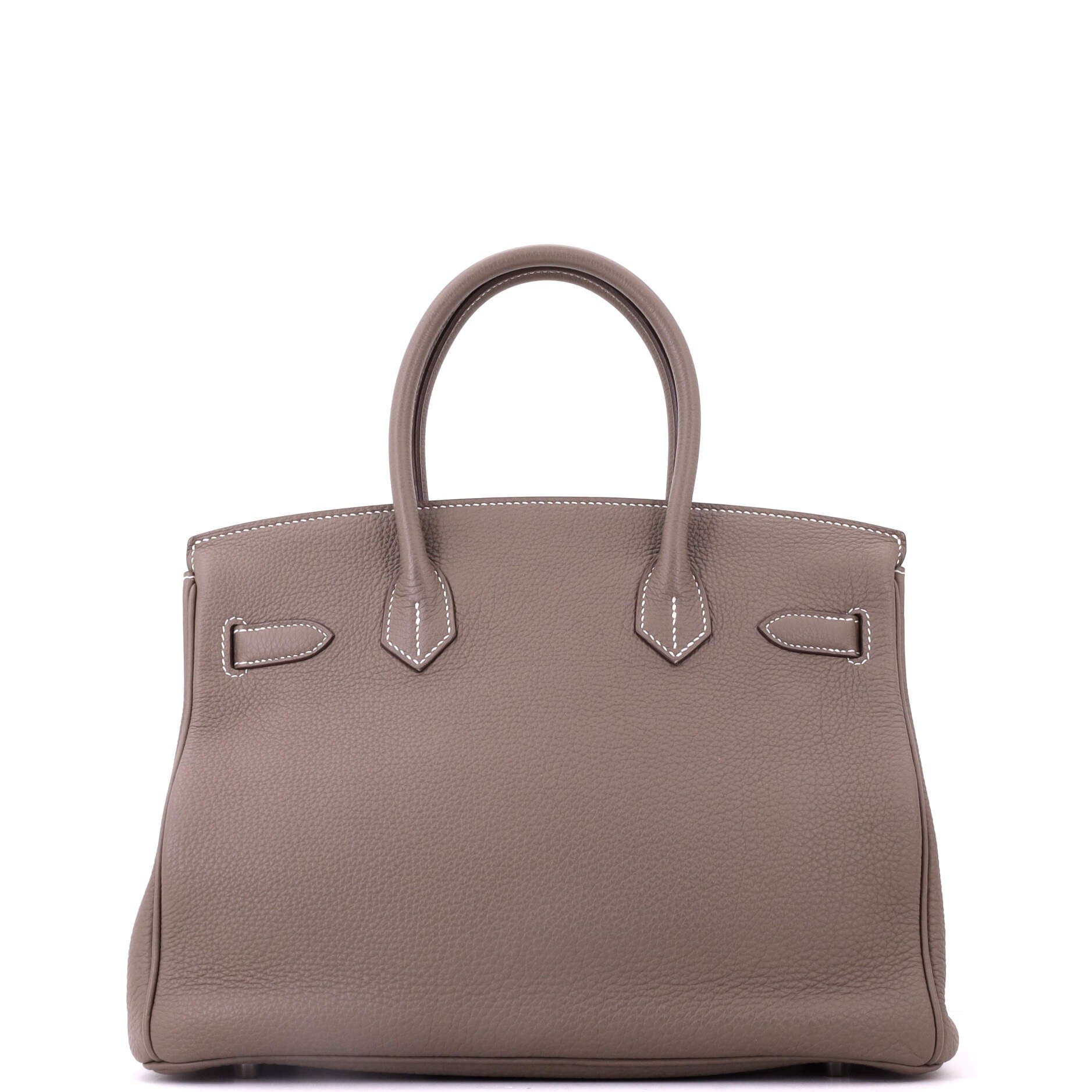 Birkin Handbag Grey Togo with Palladium Hardware 30, Alternate, color, Grey