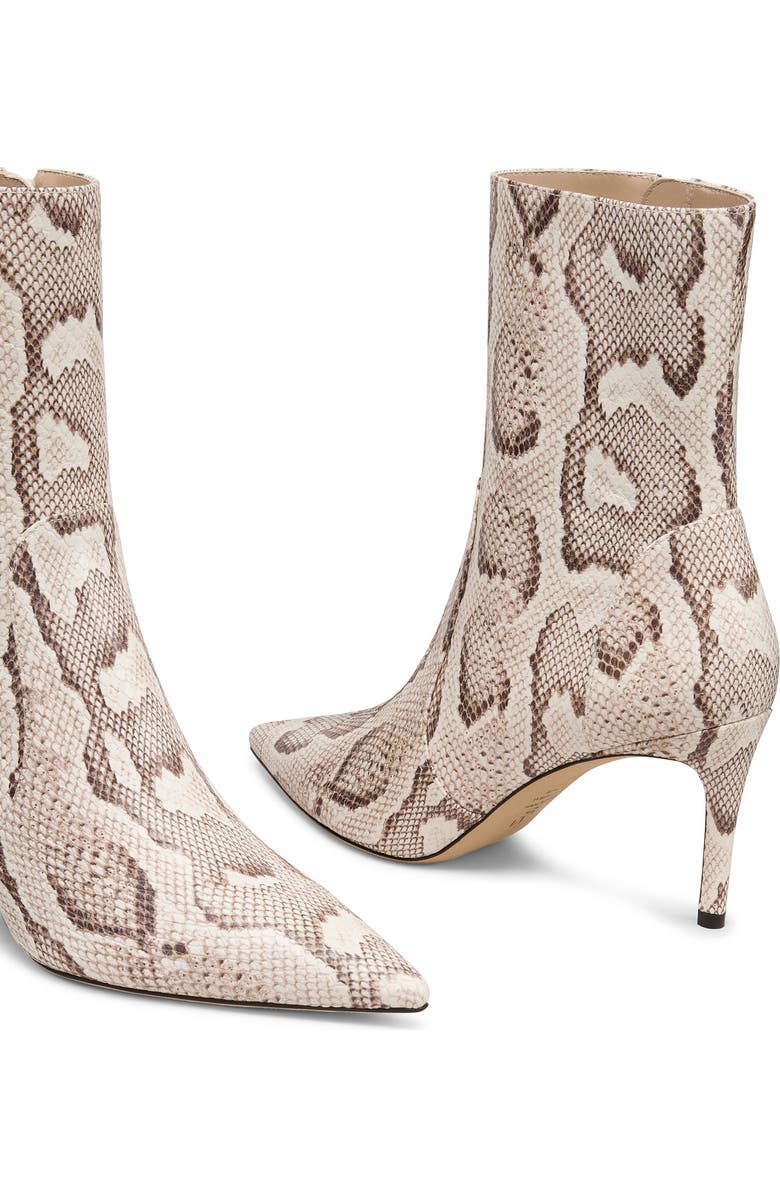 Stuart Weitzman Stuart Power Zip 75 Bootie, Alternate, color, Cream