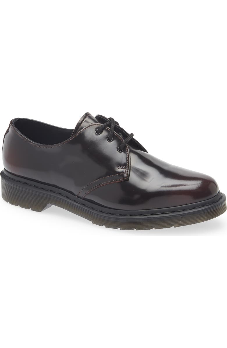 Dr. Martens 1461 Water-Repellent Leather Oxford, Main, color, Cherry Red