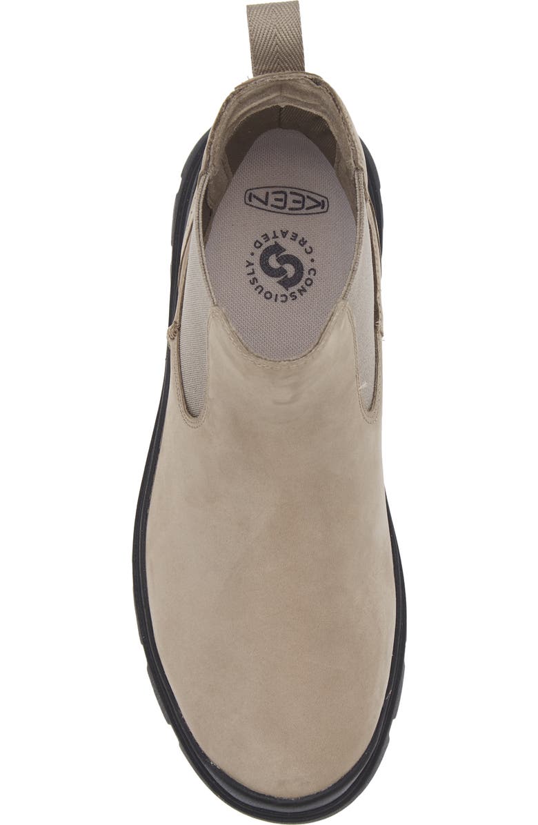 KEEN Kosa Waterproof Leather Chelsea Boot, Alternate, color, Brindle/ Black